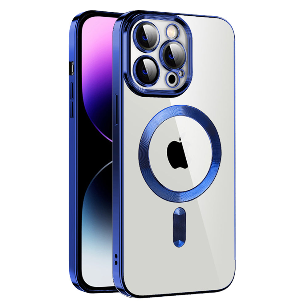 Magnetisk telefoncover til iPhone 14 Pro CD Texture TPU PC galvaniseret telefoncover Magnetisk telefoncover til iPhone 14 Pro CD Texture TPU PC galvaniseret telefoncover